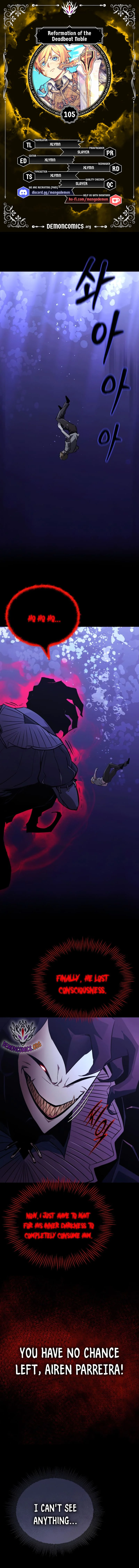 Reformation of the Deadbeat Noble Chapter 105 Page 1
