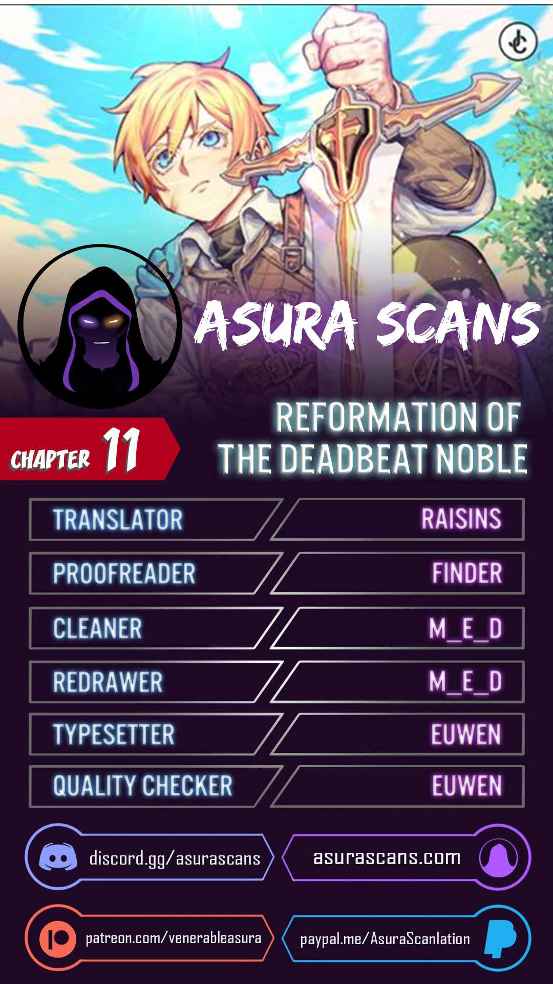 Reformation of the Deadbeat Noble Chapter 11 Page 1