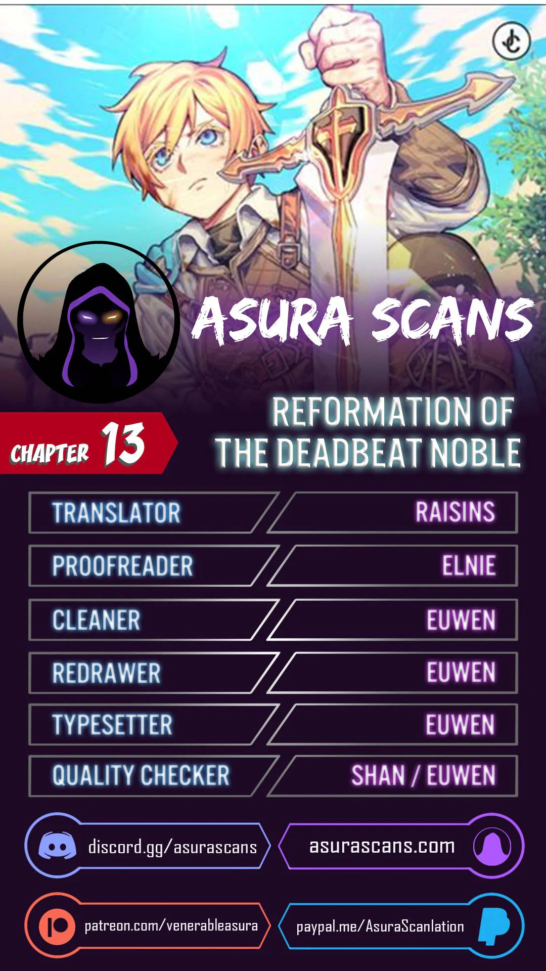 Reformation of the Deadbeat Noble Chapter 13 Page 1