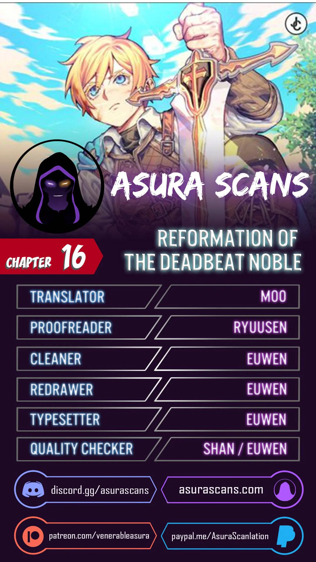 Reformation of the Deadbeat Noble Chapter 16 Page 1
