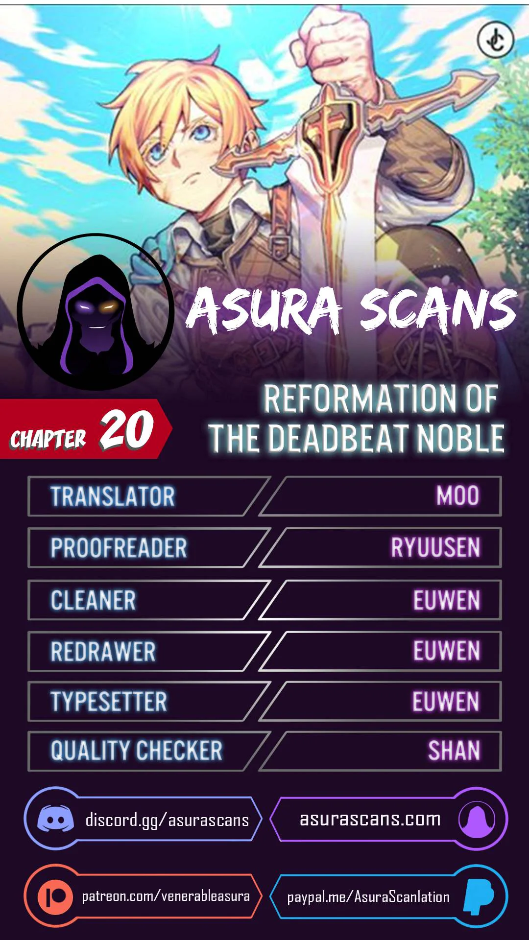 Reformation of the Deadbeat Noble Chapter 20 Page 1