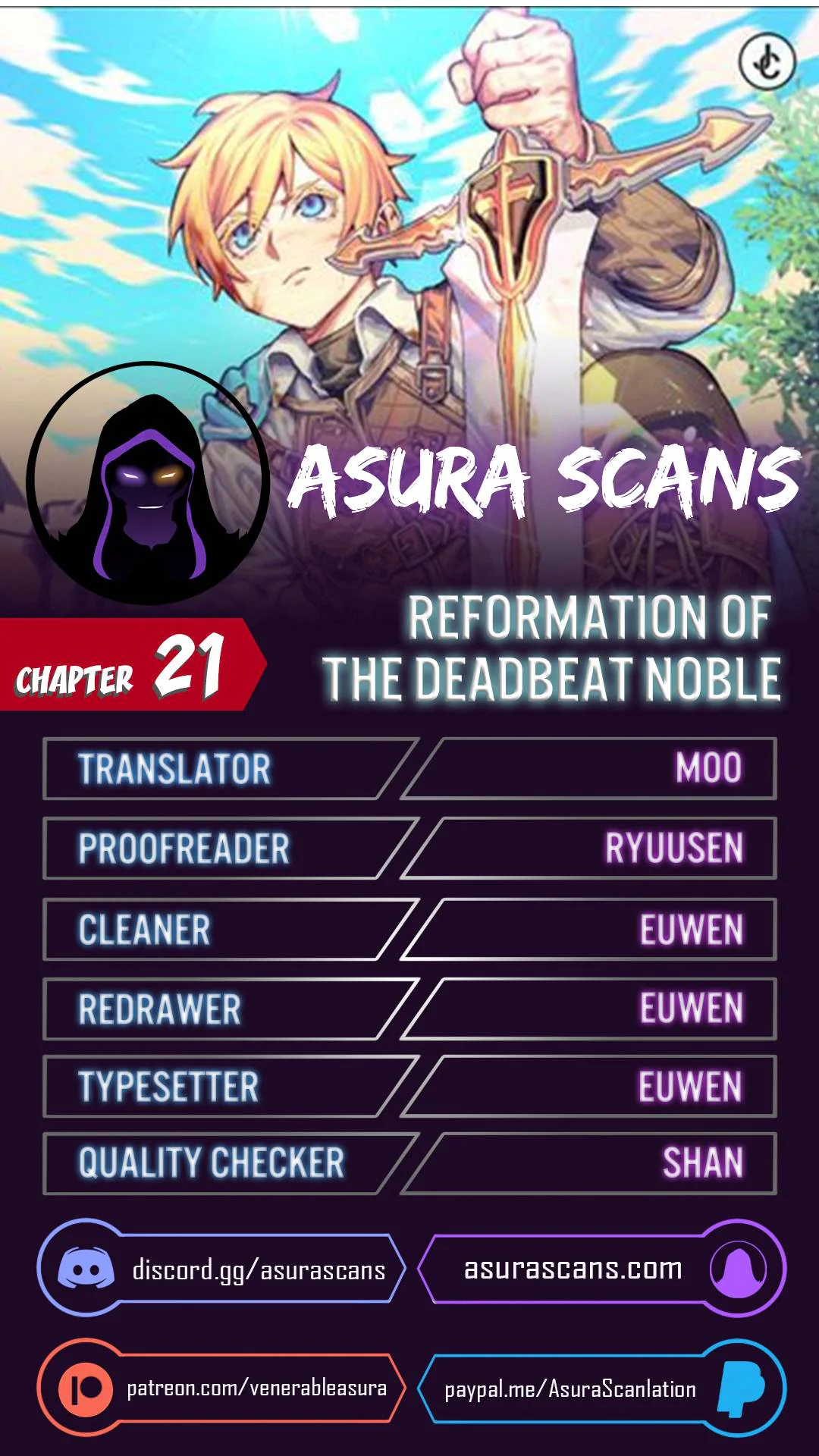 Reformation of the Deadbeat Noble Chapter 21 Page 1