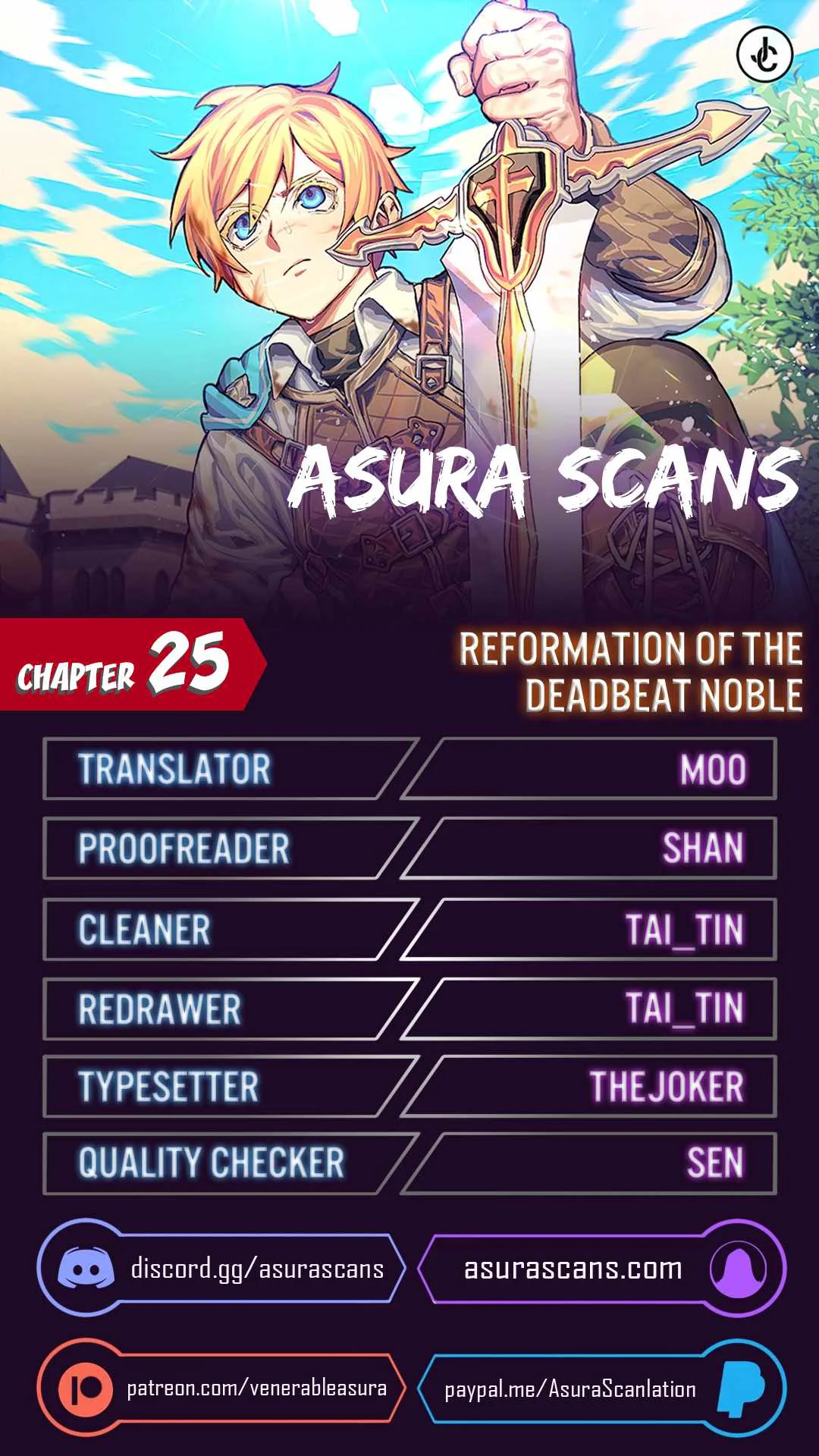 Reformation of the Deadbeat Noble Chapter 25 Page 1