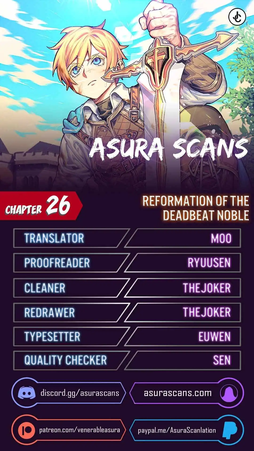 Reformation of the Deadbeat Noble Chapter 26 Page 1