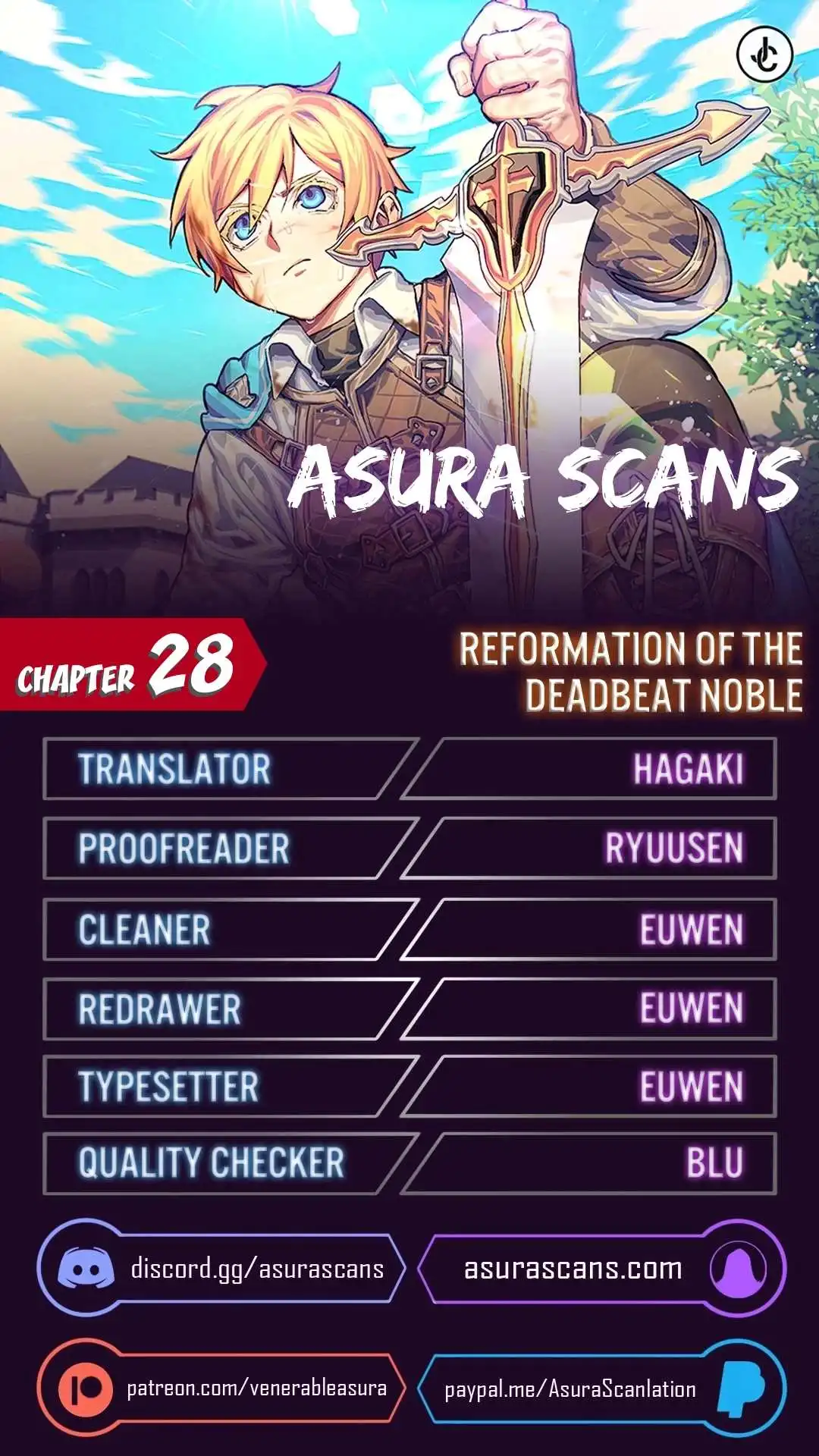 Reformation of the Deadbeat Noble Chapter 28 Page 1