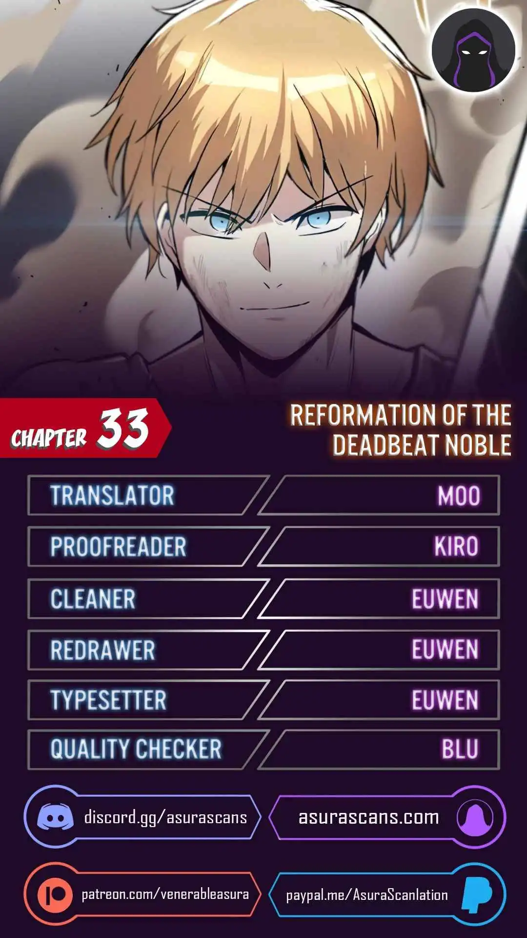 Reformation of the Deadbeat Noble Chapter 33 Page 1