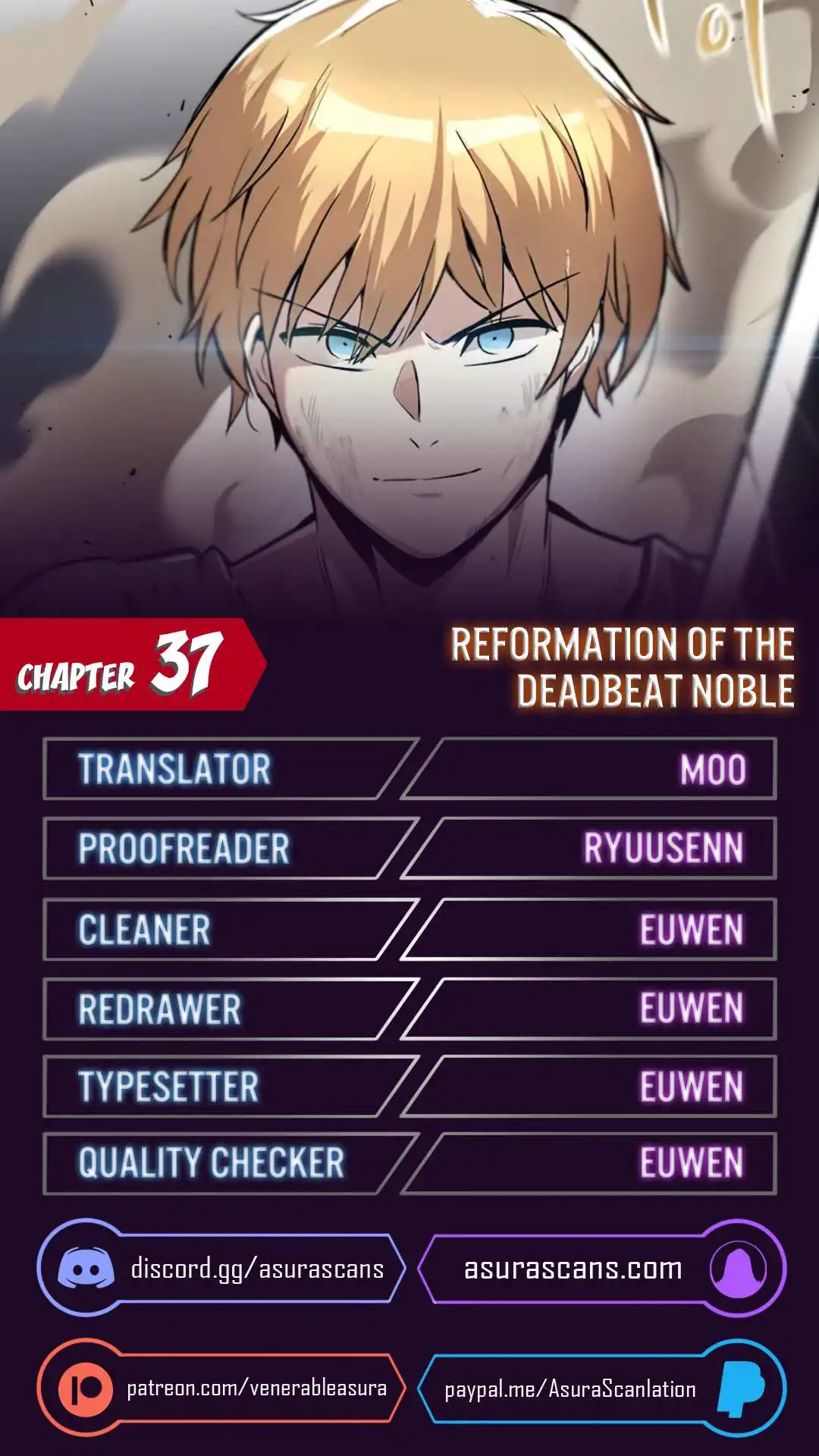 Reformation of the Deadbeat Noble Chapter 37 Page 1