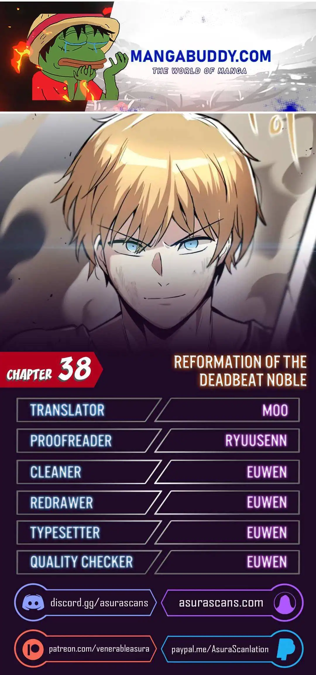 Reformation of the Deadbeat Noble Chapter 38 Page 1