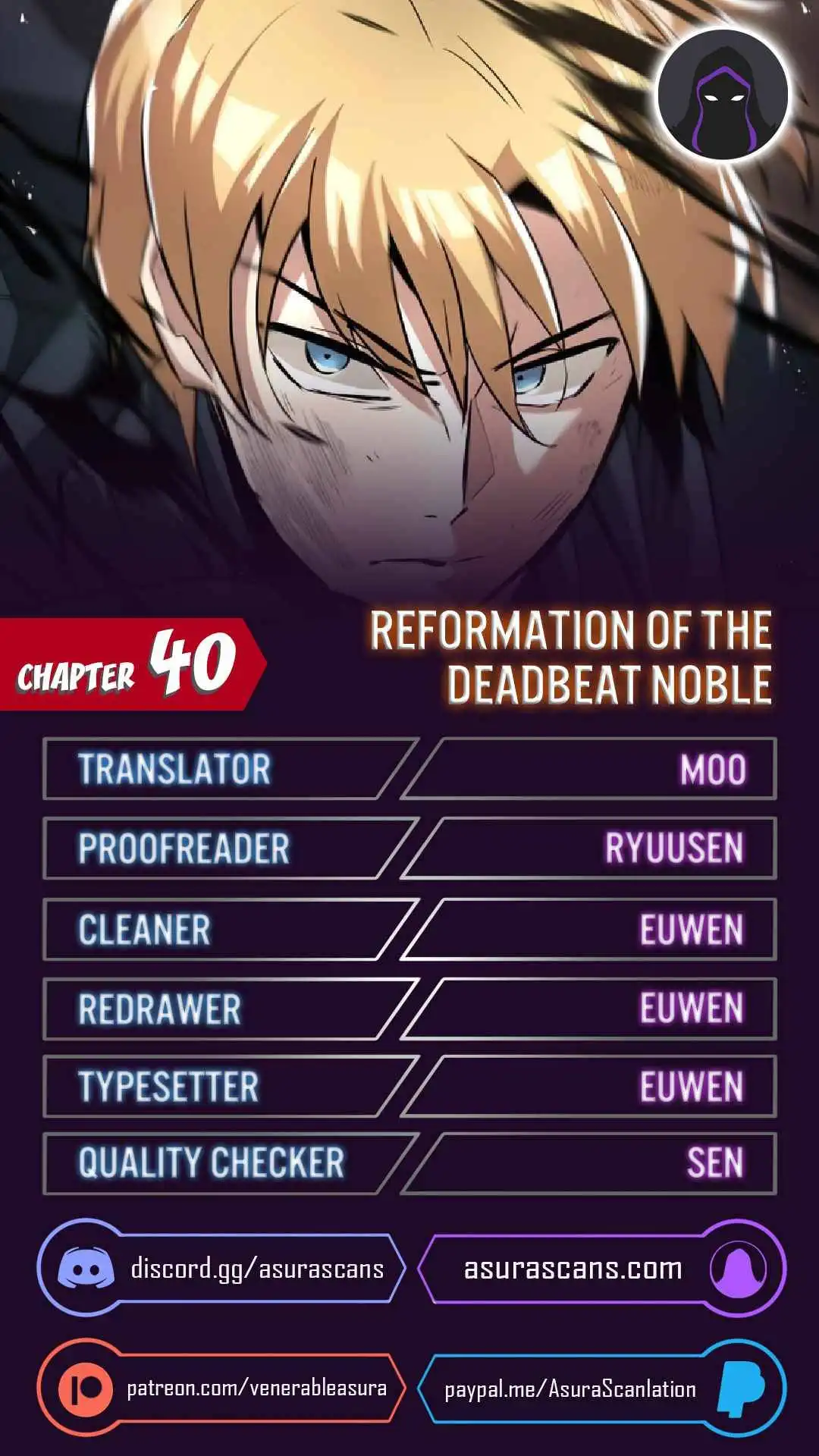 Reformation of the Deadbeat Noble Chapter 40 Page 1