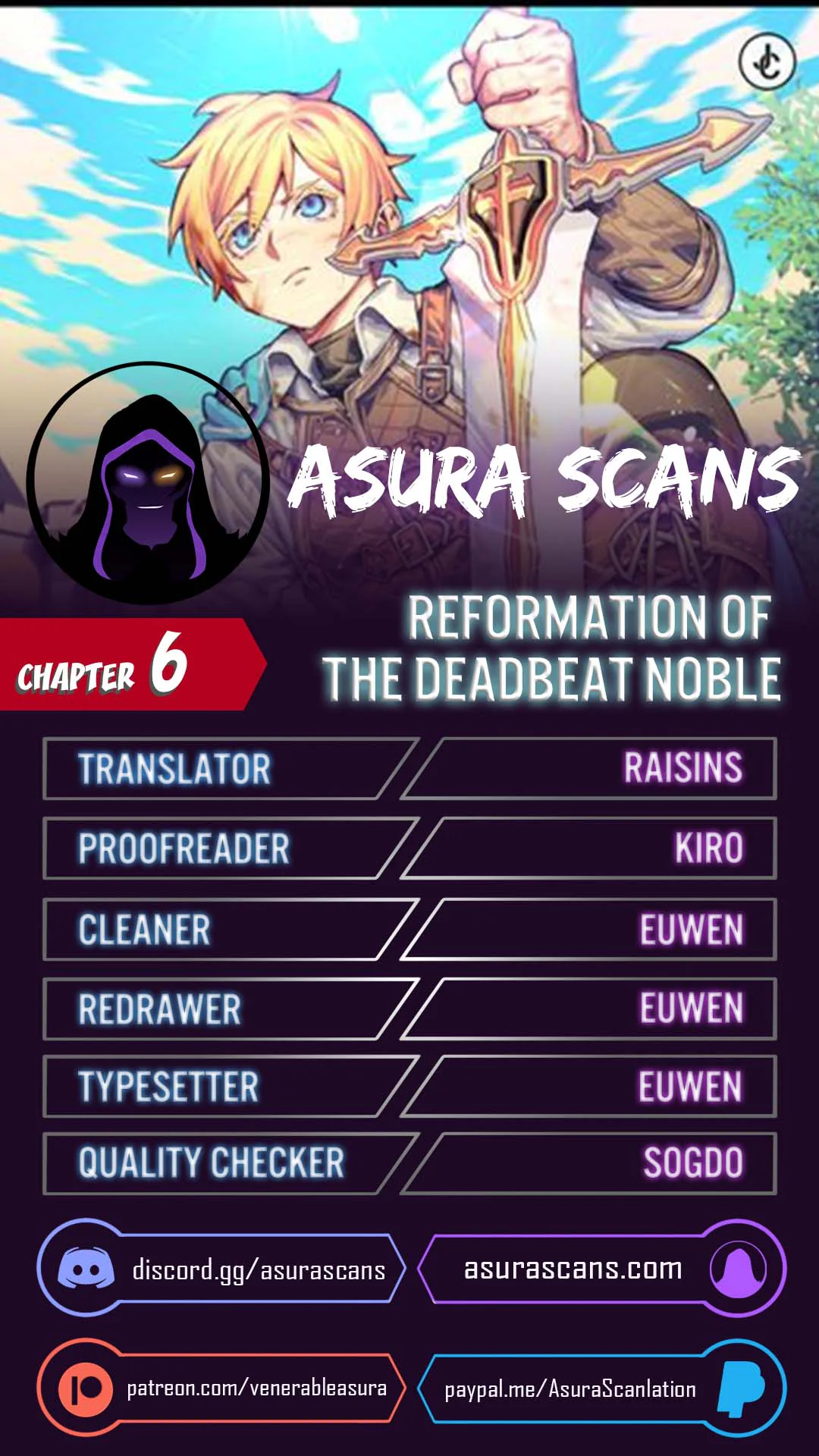 Reformation of the Deadbeat Noble Chapter 6 Page 1