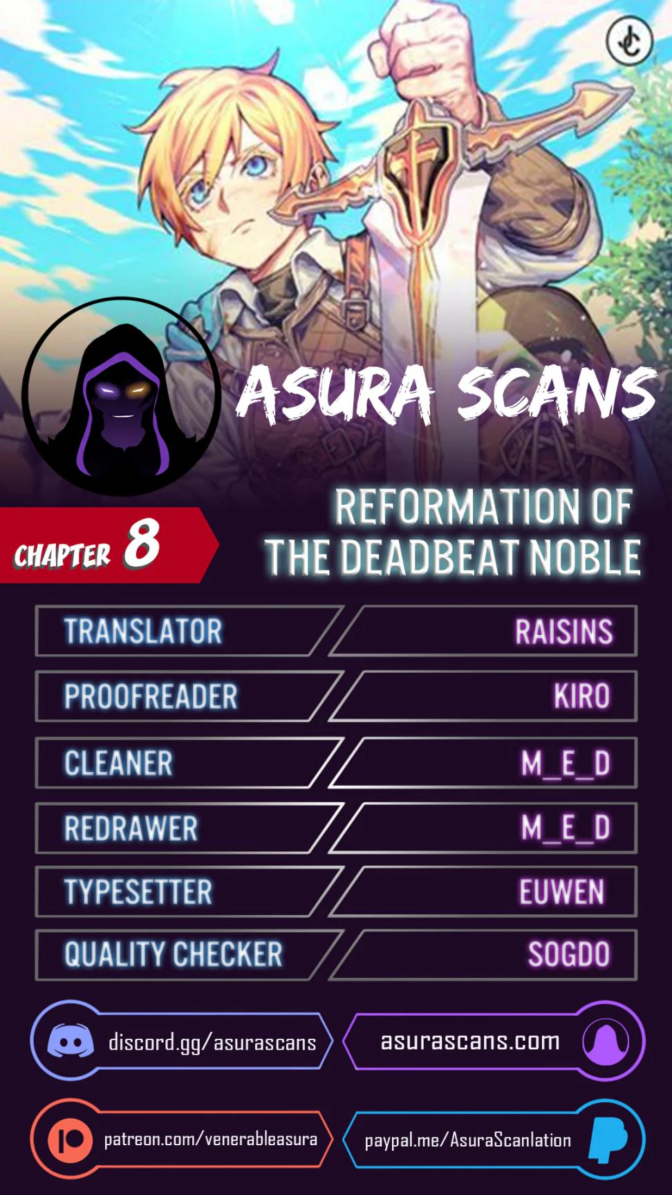 Reformation of the Deadbeat Noble Chapter 8 Page 1