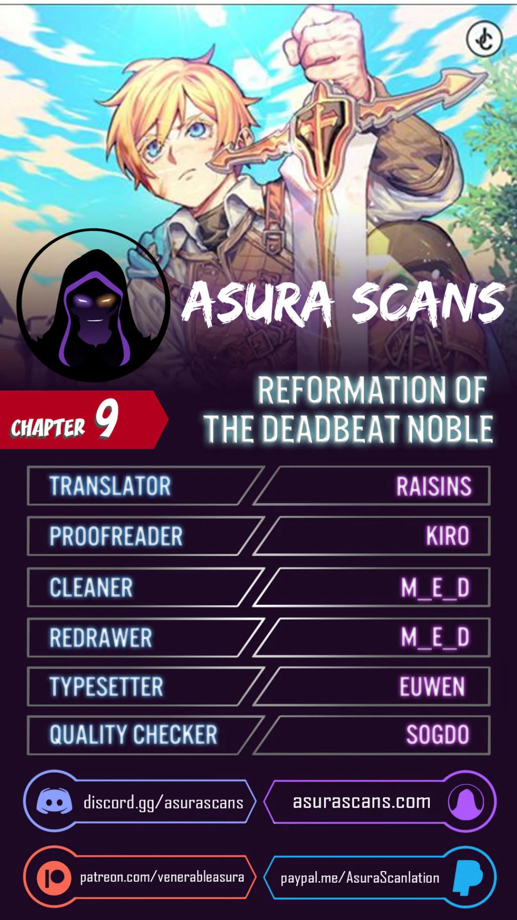 Reformation of the Deadbeat Noble Chapter 9 Page 1