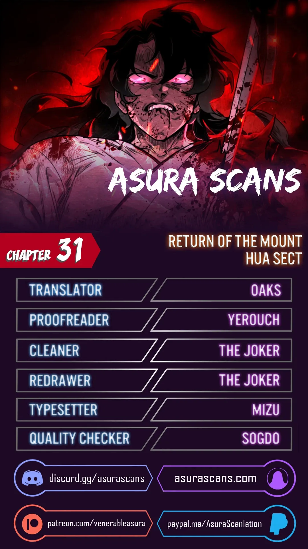 Return of the Mount Hua Sect Chapter 31 Page 1
