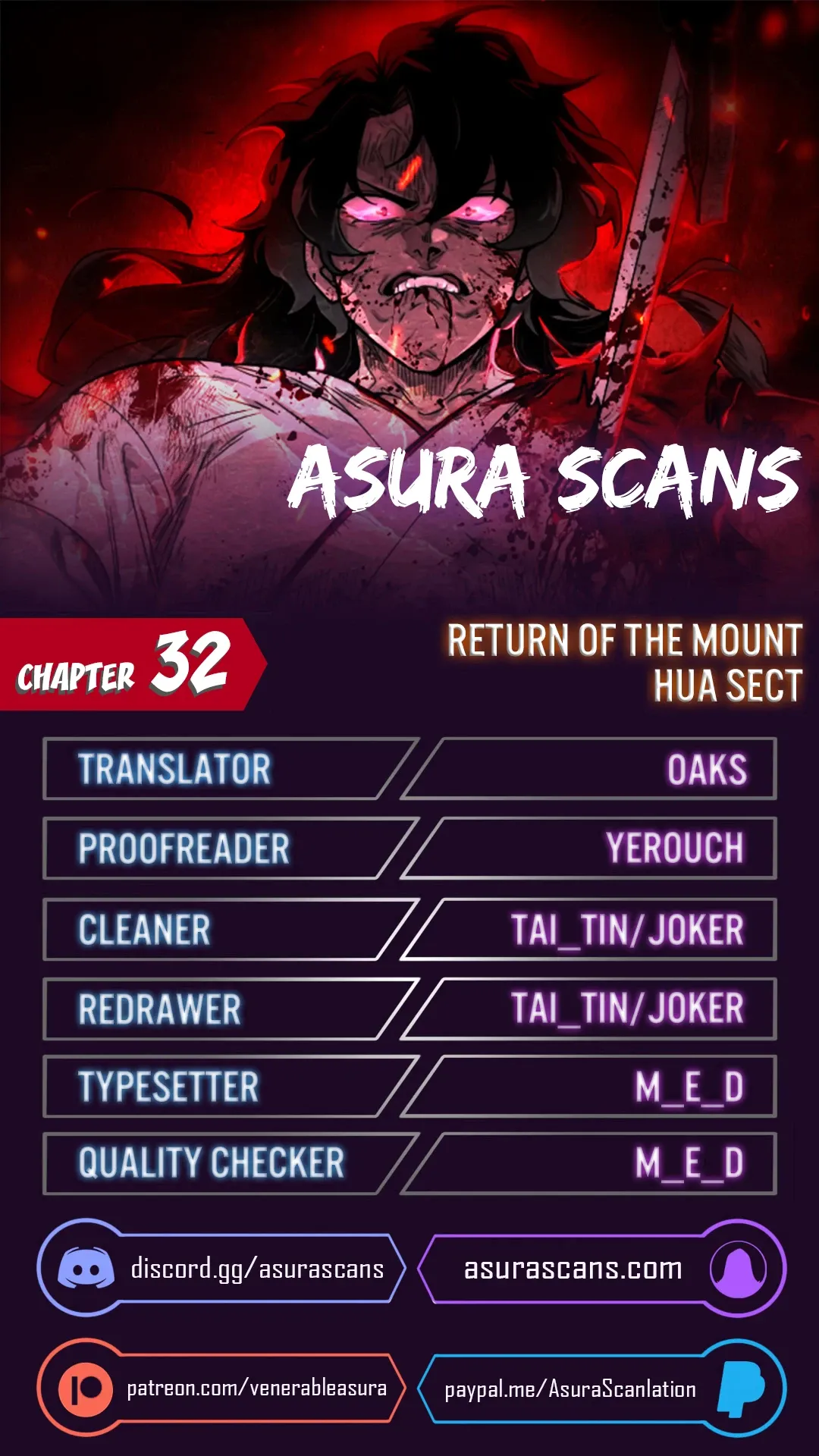 Return of the Mount Hua Sect Chapter 32 Page 1