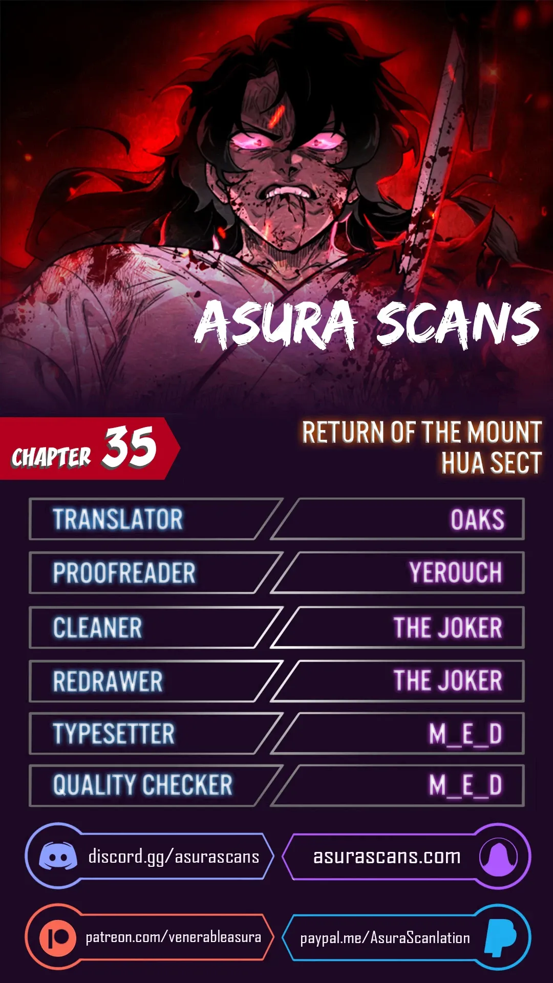 Return of the Mount Hua Sect Chapter 35 Page 1