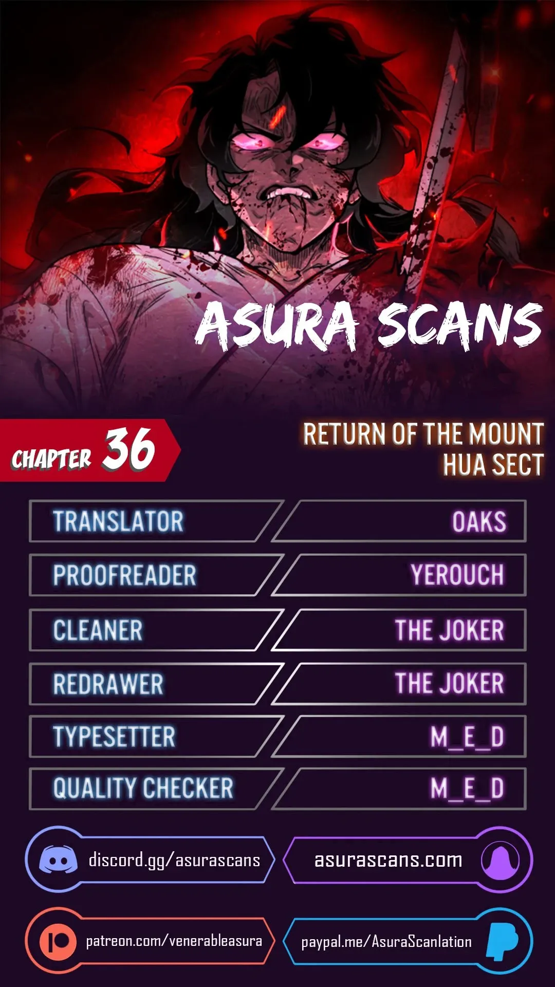 Return of the Mount Hua Sect Chapter 36 Page 1