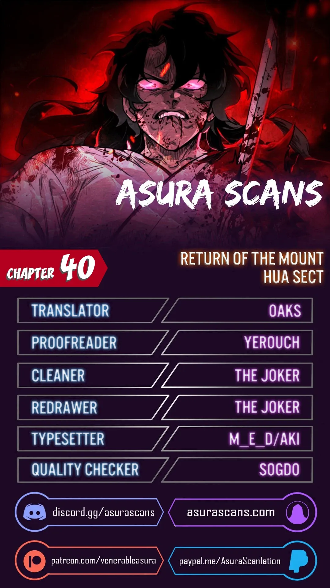 Return of the Mount Hua Sect Chapter 40 Page 1