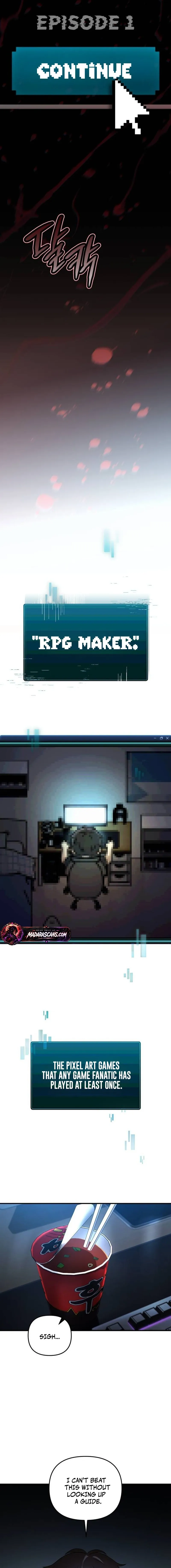 Surviving in an RPG Maker Horror Game Chapter 1 Page 6