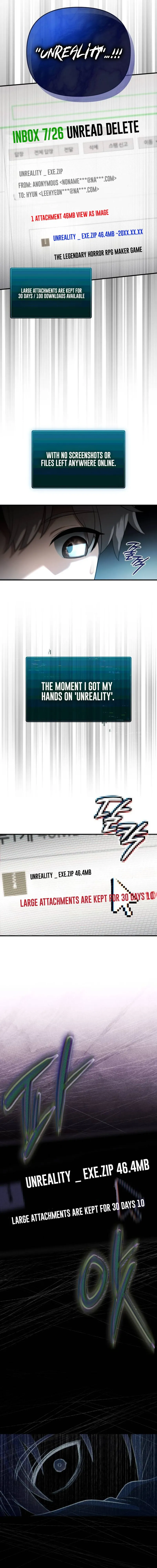 Surviving in an RPG Maker Horror Game Chapter 1 Page 9