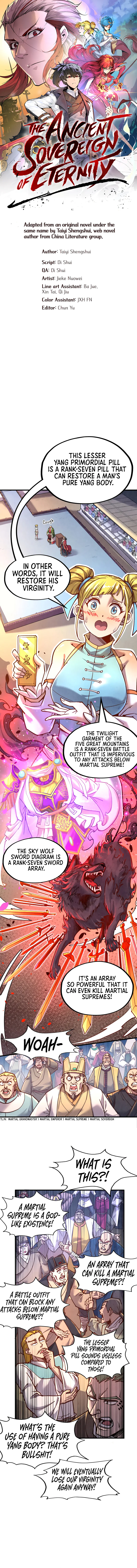 The Ancient Sovereign of Eternity Chapter 133 Page 1