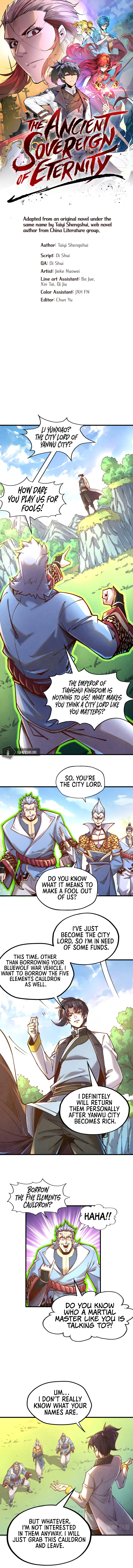 The Ancient Sovereign of Eternity Chapter 135 Page 1