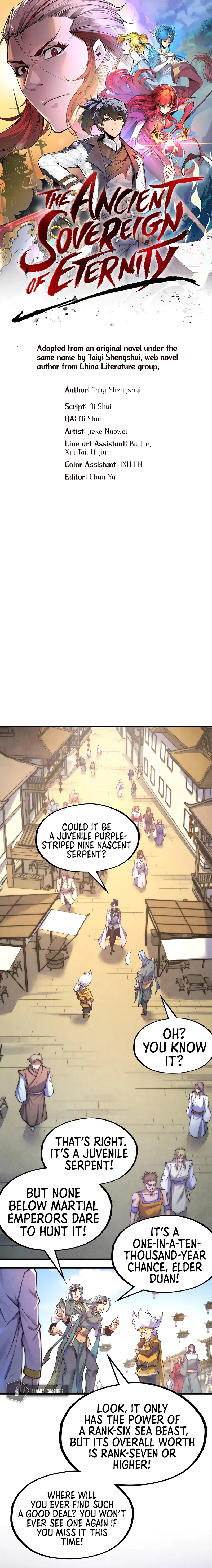 The Ancient Sovereign of Eternity Chapter 171 Page 1