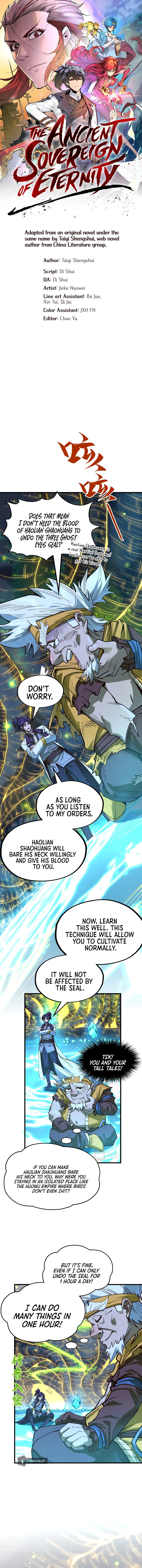 The Ancient Sovereign of Eternity Chapter 185 Page 1