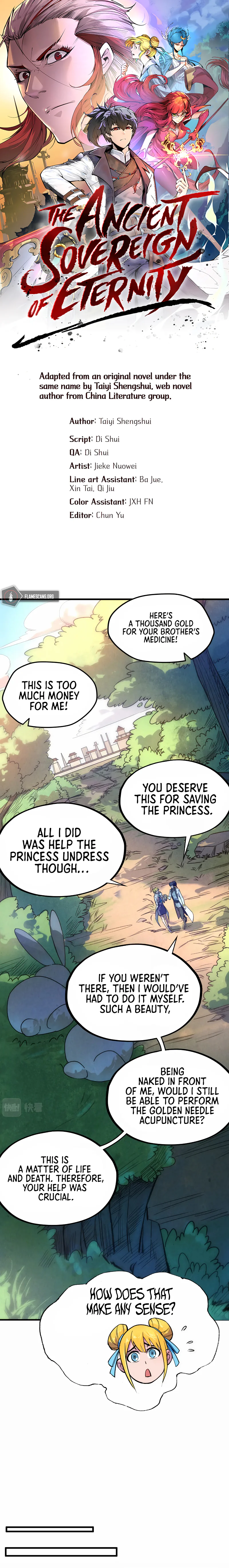 The Ancient Sovereign of Eternity Chapter 36 Page 1