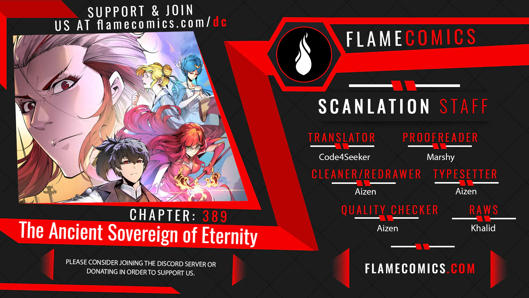 The Ancient Sovereign of Eternity Chapter 389 Page 1