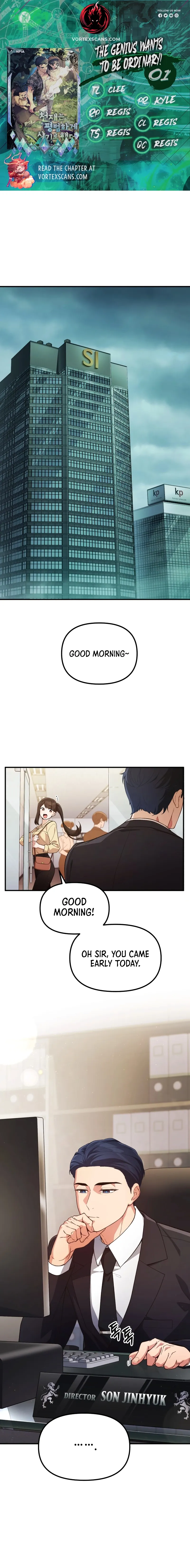 The Genius Wants an Ordinary Life Chapter 1 Page 2