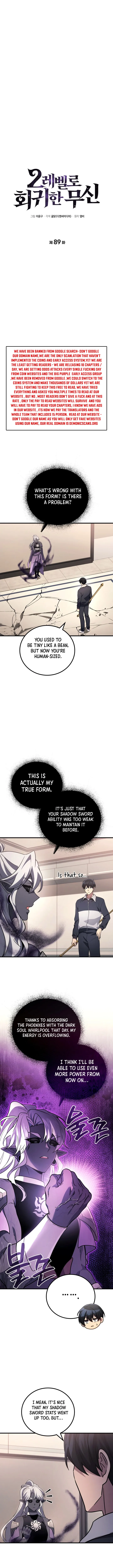 The Martial God Who Regressed Back to Level 2 Chapter 89 Page 5
