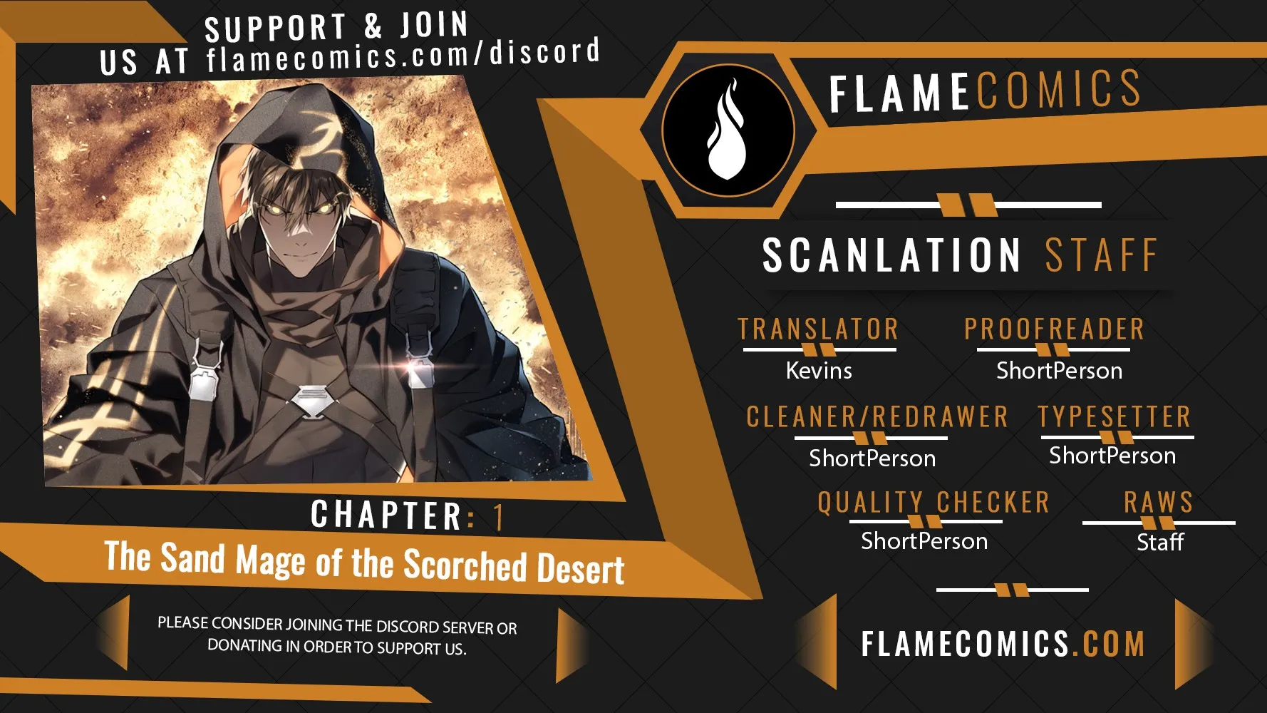 The Scorched Desert’s Sand Mage Chapter 1 Page 1