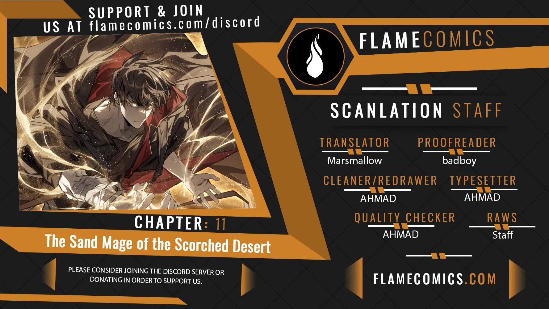 The Scorched Desert’s Sand Mage Chapter 11 Page 1