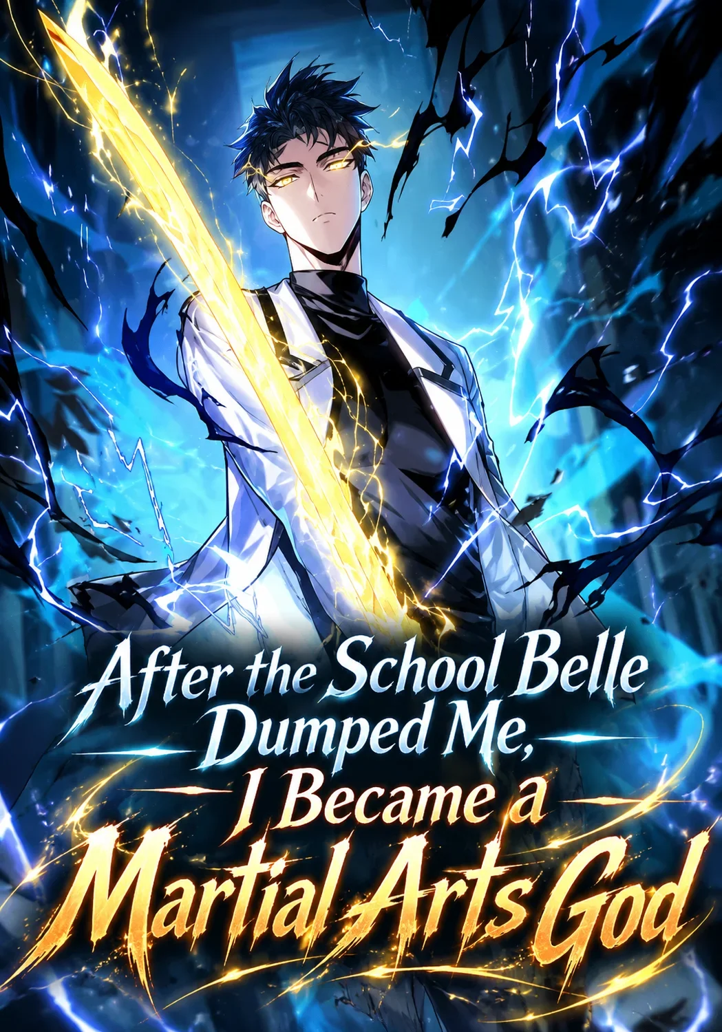 After the School Belle Dumped Me, I Became a Martial Arts God Manga Cover