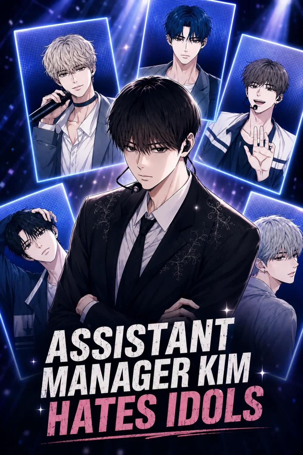 Assistant Manager Kim Hates Idols Manga Cover