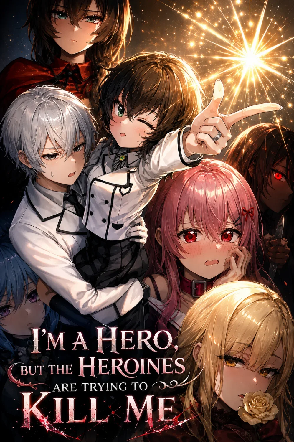 I'm a Hero, but the Heroines are Trying to Kill Me Manga Cover