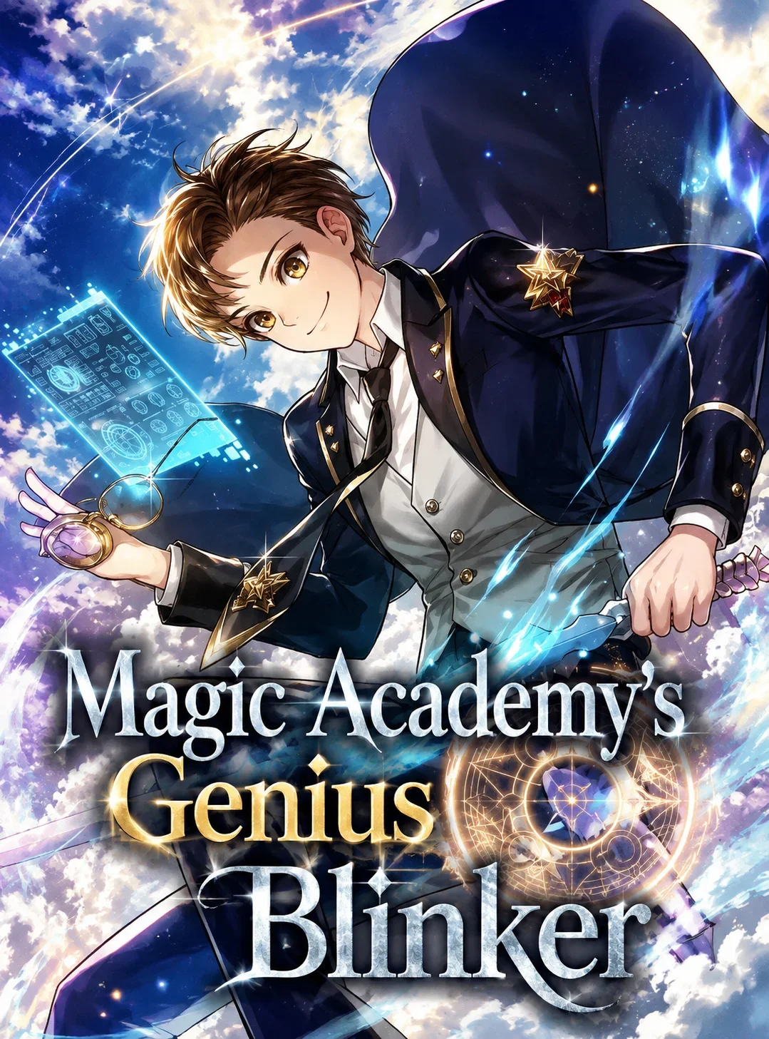 Magic Academy's Genius Blinker Manga Cover