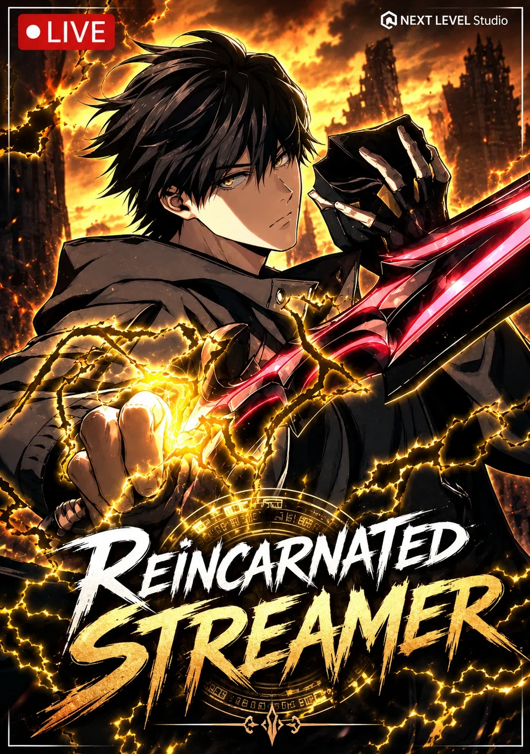 Reincarnated Streamer Manga Cover