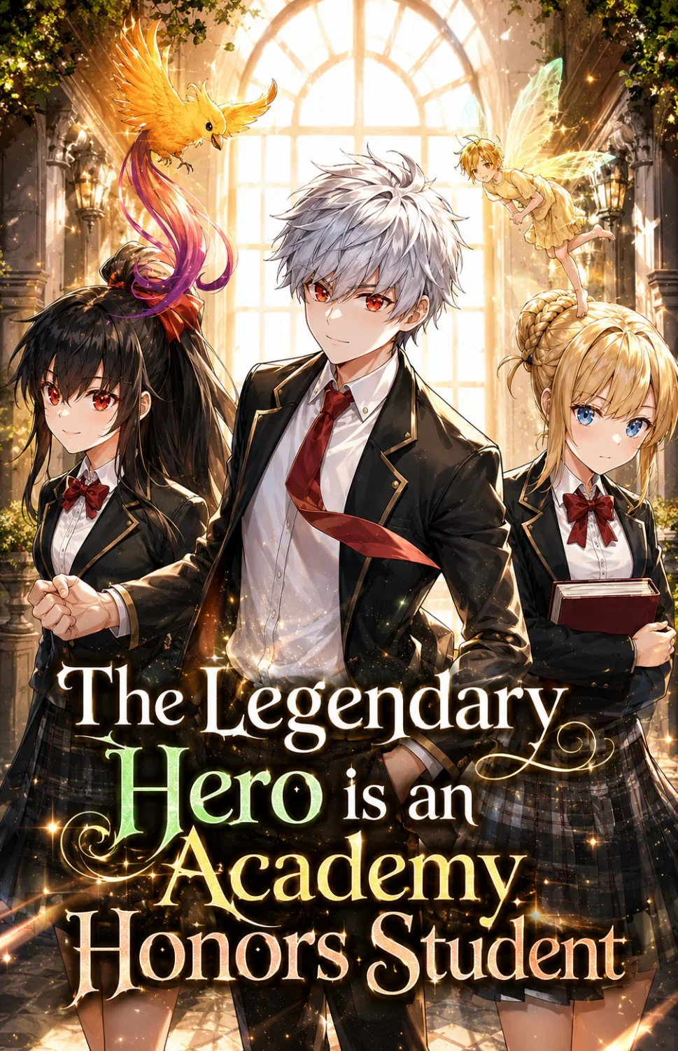 The Legendary Hero is an Academy Honors Student Manga Cover